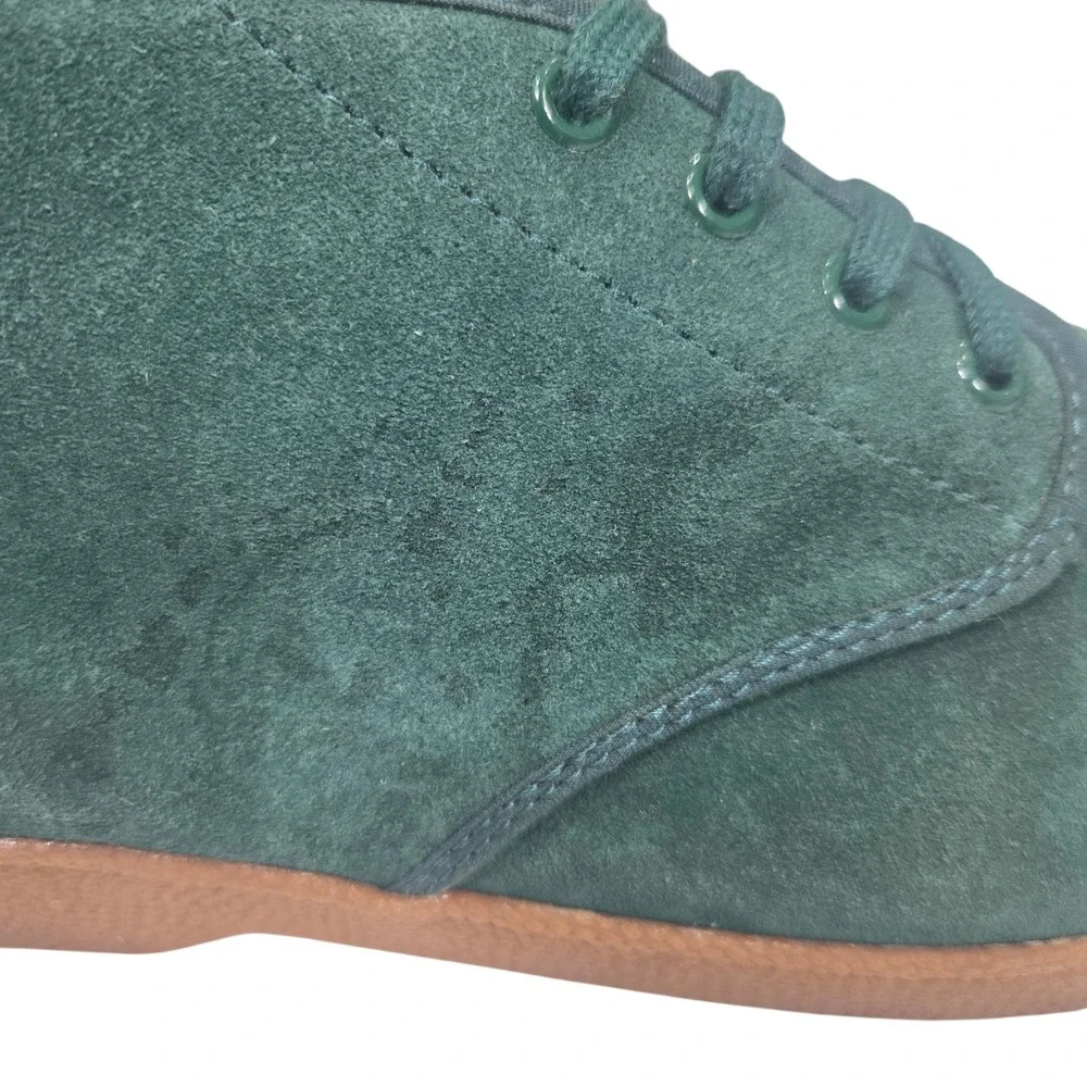 Supreme Mens Forest Green Suede Chukka Shoes Boots Leather Lined‎ Size 10